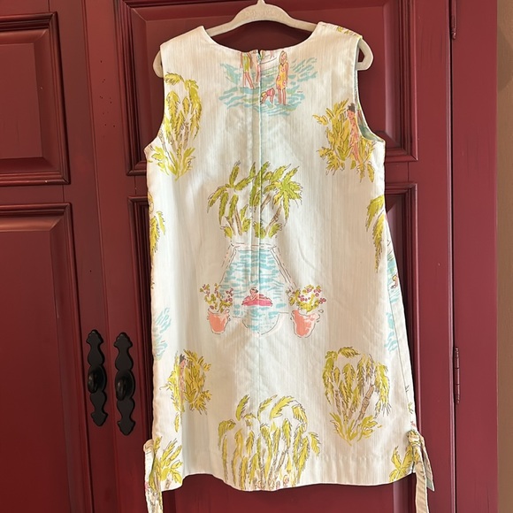 Lilly Pulitzer Originals Worth Shift Dress In The Slim Poolside Blue GIRLS - Picture 3 of 5